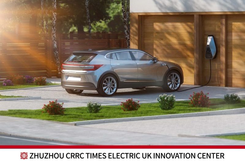Car Charging in Driveway